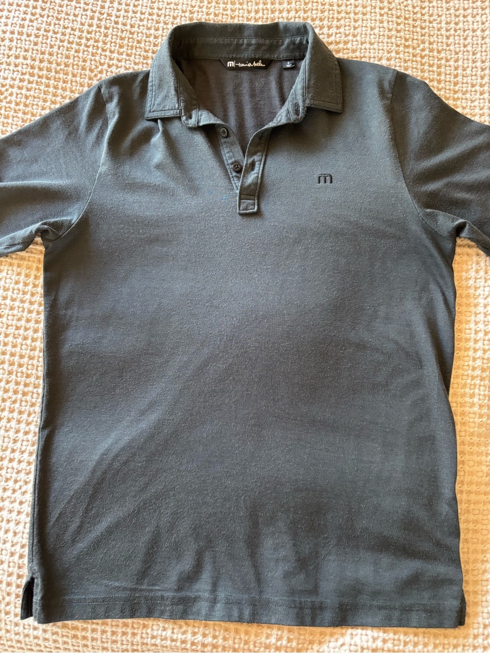 Travis Mathew Grey Polo Shirt - Classic Men's Short Sleeve